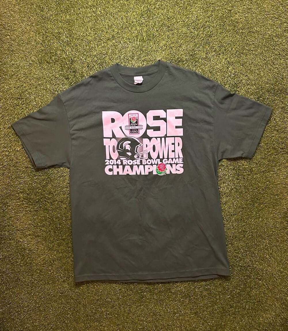 Alstyle 2014 Michigan State Rose Bowl Champions T-Shirt.
